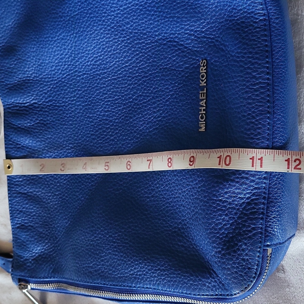 Michael Kors blue shoulder bag medium